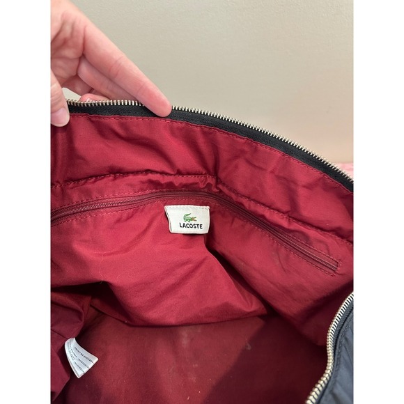 Lacoste black nylon duffle bag - Picture 5 of 10